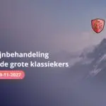 (29-11-2027) Pijnbehandeling & de grote klassiekers